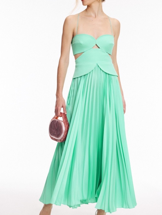 Acler Dresses & Skirts - Acler Atholton Arctic Mint Cutout Tie-Back Midi Dress - Size US 8